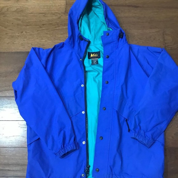 REI Blue Outdoor Gore-Tex Jacket - Picture 2 of 6